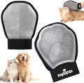 Pet Hair Removal Glove for Dogs & Cats, 2-in-1 Double-Sided Pet Grooming Tool by PaPaPet