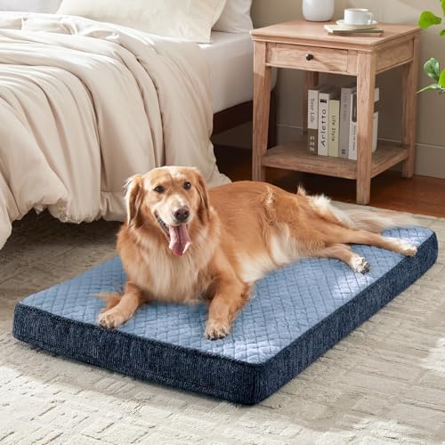JOEJOY Orthopedic Medium Dog Bed, Washable Dog Crate Bed Medium Sized - Image 2