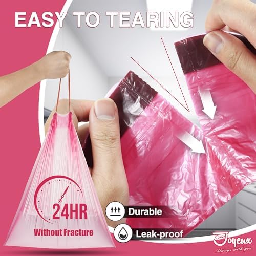 JOYEUX 2.6 Gallon Small Trash Bags Bathroom, Mini Garbage Bags - Image 2