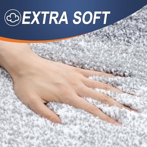 OLANLY Bathroom Runner Rug 59x17, Extra Soft Absorbent Microfiber Bath Rugs - Image 2