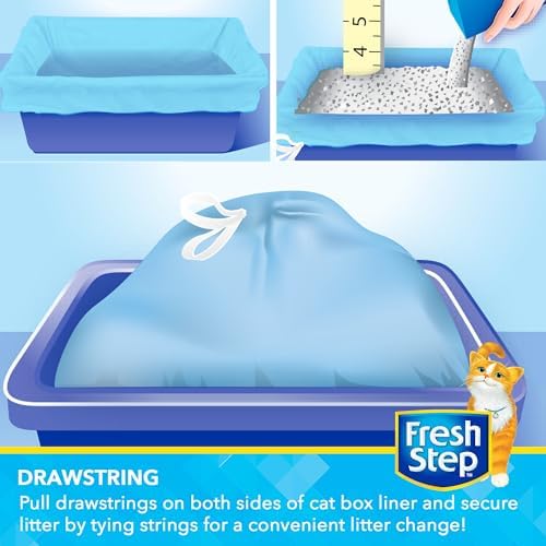 Fresh Step Drawstring Cat Litter Liners, 3 ft x 19 in - Image 3