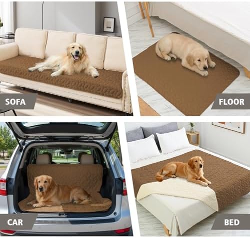 Ameritex Waterproof Pet Bed Cover Anti-Slip Dog Bed Blanket - Image 3