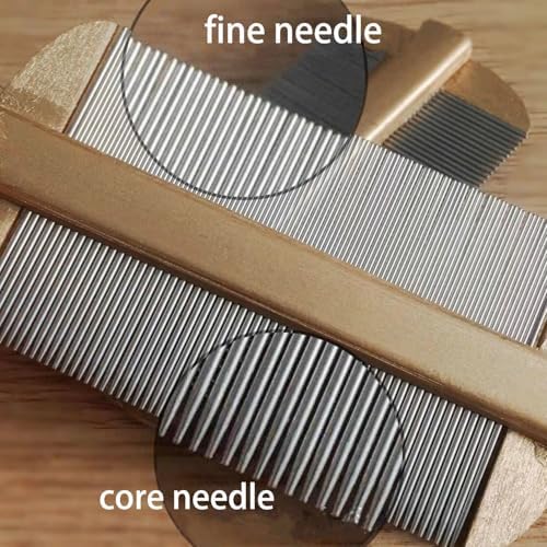 Nit Combs for Lice Double Side Smooth Metal Effective Dandruff/Egg/Head Lice - Image 3