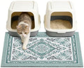 Unicorn Catcher 33"x22" Cat Litter Mat Non-Slip Washable Litter Box Mat by UnicornCatcher