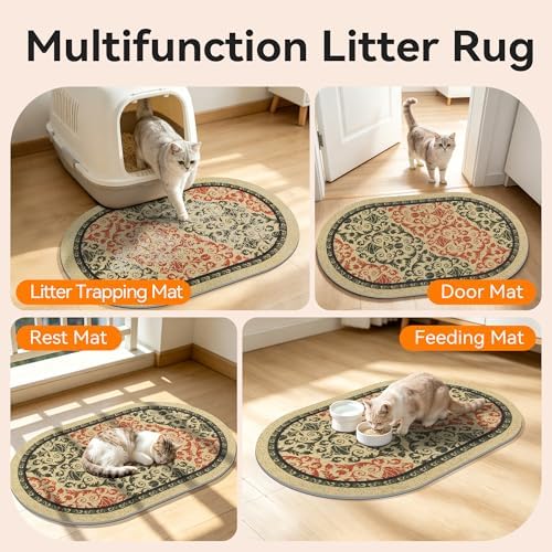 Cat Litter Mat, Waterproof & Urine-Proof Litters Catcher Mats, Keep Floor Clean - Image 6