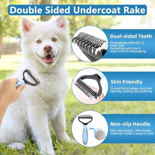Dog Brush Dog Grooming Kit 6PCS Dog Brush - Image 4