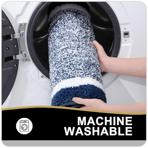 OLANLY Large Bathroom Rugs 40x24, Soft Absorbent Microfiber Bath Rugs - Image 5