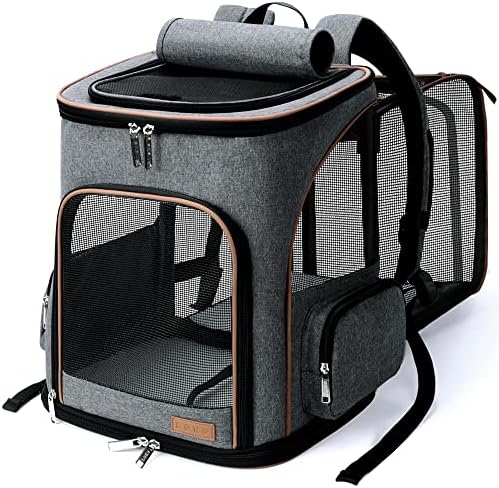 Lekereise Cat Backpack Expandable Pet Carrier Backpack by Lekereise