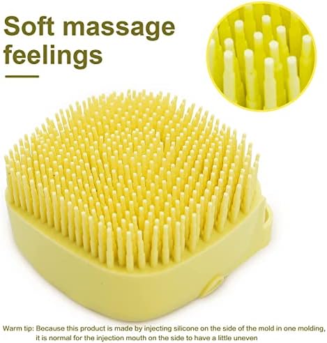 Pet Bath Brush Dog Shampoo Dispenser Dog Bath Brush Scrubber - Image 6