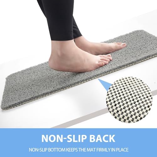 Hargiis Non Slip Shower Mat, Anti Slip Bath Mat, Quick Drying Bath Tub Mats - Image 3