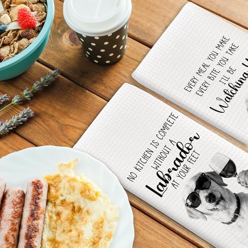 Dog Kitchen Towels Decor Set of 2 - Image 4