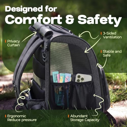 Premium Dog & Cat Carrier Backpack - Image 2