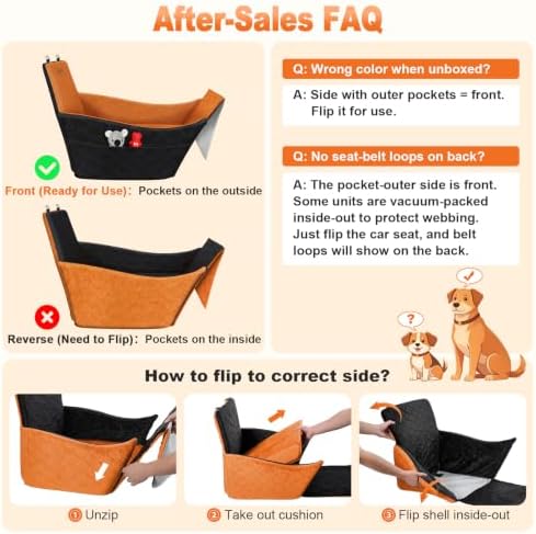 Elevated Dog Car Seat for Small and Medium Dogs Up to 35 lb - Image 3