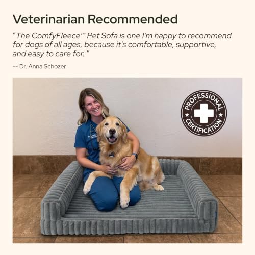 Bedsure ComfyFleece® Memory Foam Orthopedic XL Plus Dog Bed 45" - Image 2