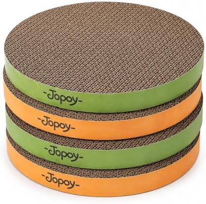 Round Cat Scratcher Replacement Pads by JOPOY