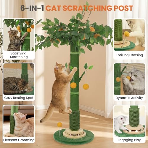 46" Extra Tall Cat Scratching Post - Image 2