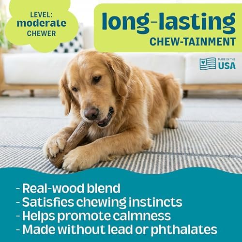 Pupstages Dogwood Stick Dog Chew Toy, Made in USA - Image 4