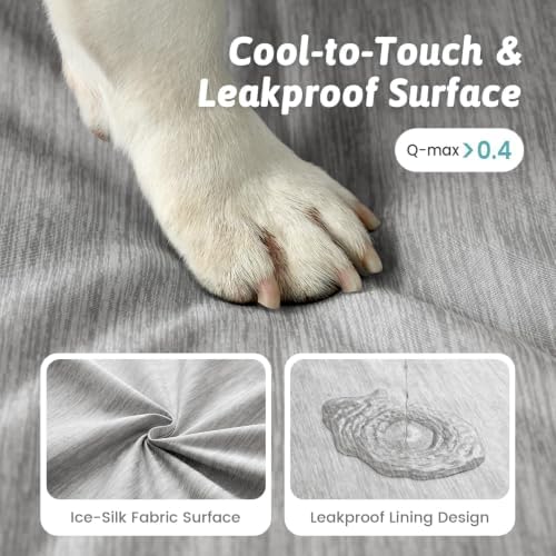 COZY KISS Cooling Orthopedic Extra Large Dog Bed, XL 44x32 inch - Image 4