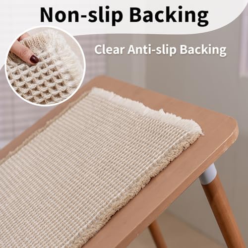 Long Bath Mat, Waffle Bathroom Runner Rug Non Slip Washable, 24 x 72 - Image 5