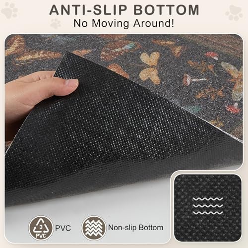Unicorn Catcher 40"x30" Cat Litter Mat Non-Slip Washable Litter Box Mat - Image 3