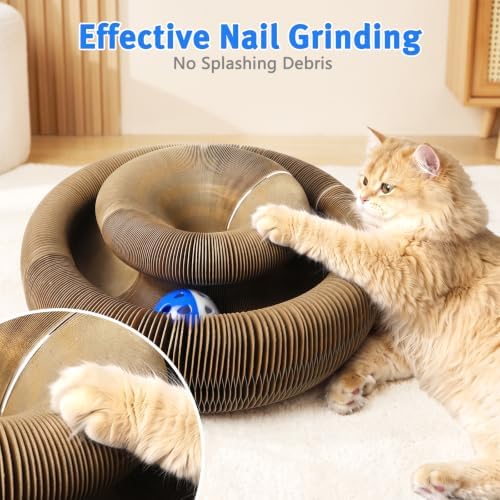 Cat Toys & Cardboard Cat Scratcher - Image 4