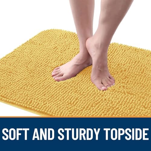 OLANLY Dog Door Mat for Muddy Paws 70x35, Super Absorbent Chenille Mud Mat - Image 4