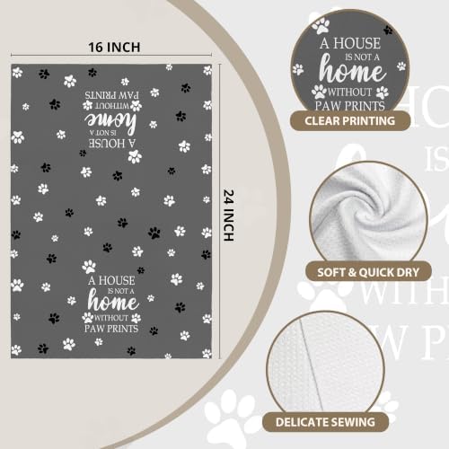 Grey Paw Farmhouse Kitchen Towels Decor Gifts - Image 7