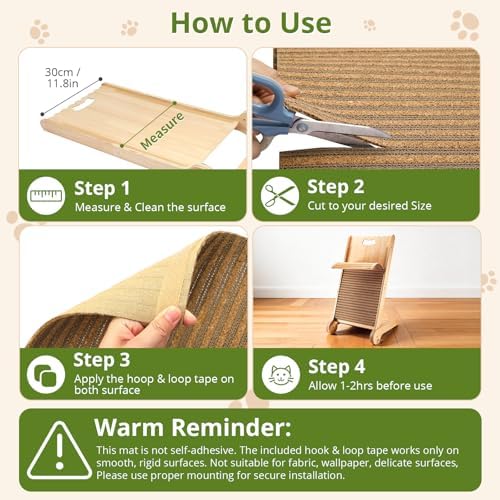 Natural Cork Cat Scratcher Mat - Image 4
