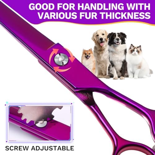 JASON Curved Dog Grooming Scissors - Image 4