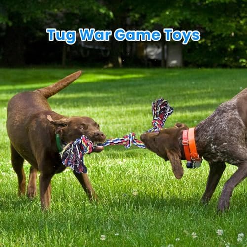 Feeko Dog Rope Toys for Large Breed Aggressive Chewers, Tough Chew Dog Toys - Image 4