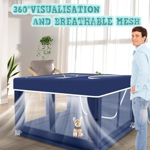 XVISHX 42x42 Inch Puppy Playpen - Image 6