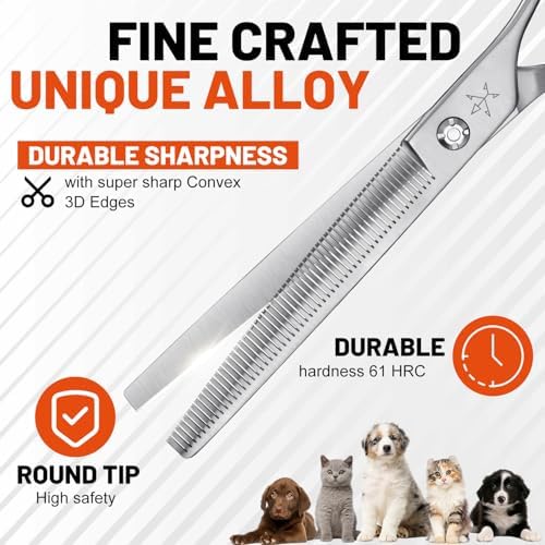 High-end Professional Dog Grooming Thinning Scissors Teeth Cutting Blending - Image 6
