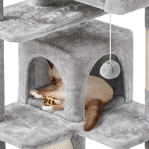 Yaheetech 57in Multi-Level Cat Tree - Image 6