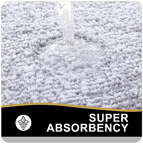 OLANLY Bathroom Runner Rugs 47x24, Long Bath Mats - Image 3