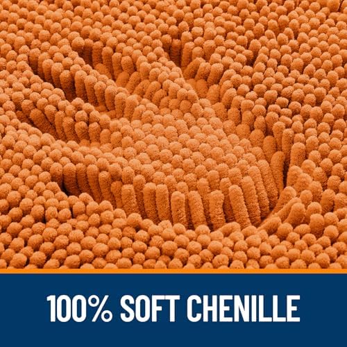 OLANLY Large Bathroom Rugs 70x46, Extra Soft Absorbent Chenille Bath Rugs - Image 3