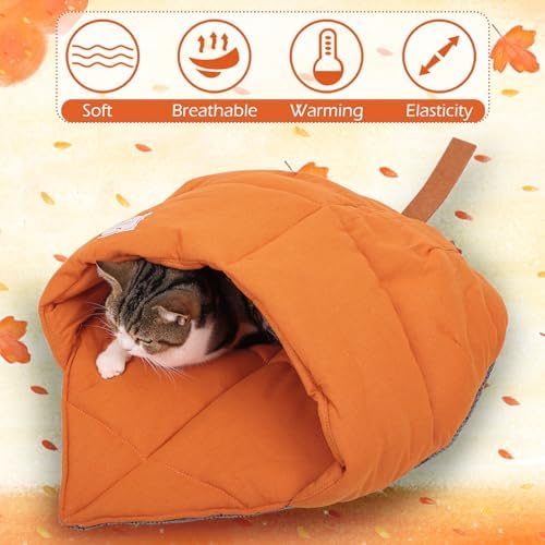 Cat Sleeping Bag Cave Bed with Non-Slip Bottom - Image 2