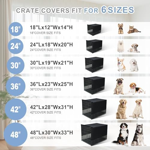 Explore Land Breathable Dog Crate Cover, 48 inches - Image 3