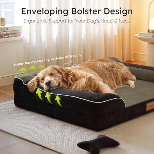 CWAWZ XXL Dog Bed for Extra Large Dogs, Giant Orthopedic Dog Bed - Image 4