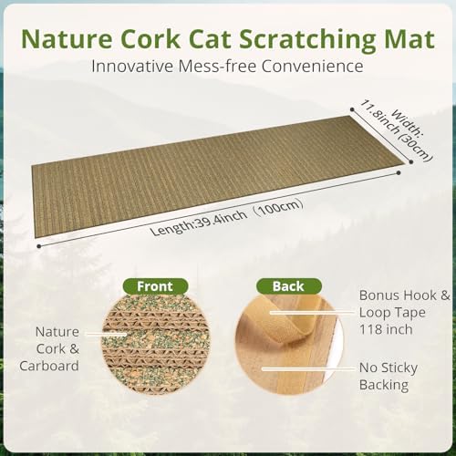 Natural Cork Cat Scratcher Mat - Image 3