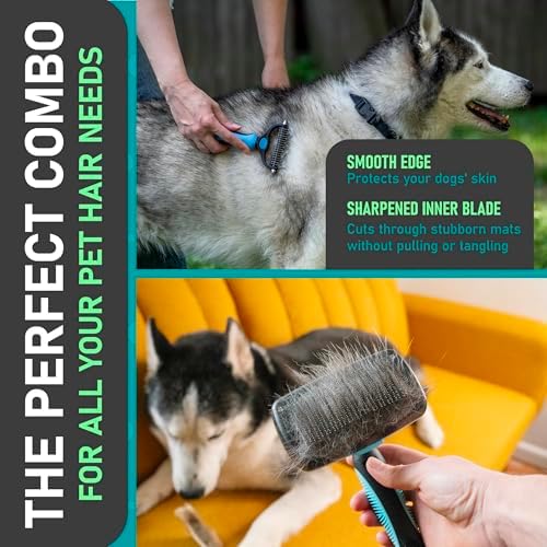 Maxpower Planet Dog Rake and Brush Set - Image 7