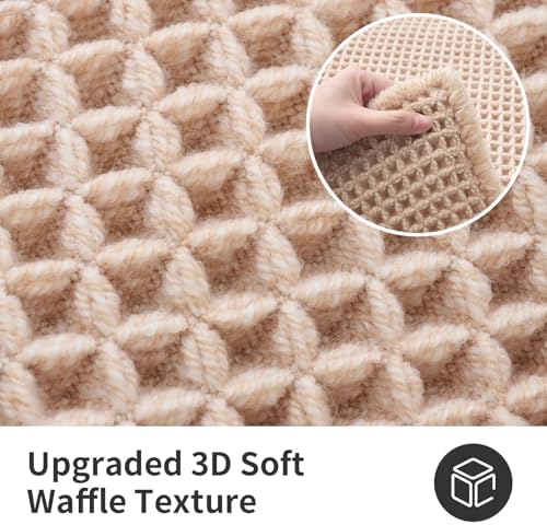 ILANGO Upgraded Waffle Bath Rug 20x32, Super Absorbent Non Slip Bath Mat - Image 5