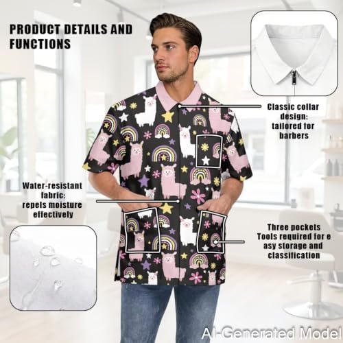 Dog Grooming Smock for Women & Men Water & Hair Repellent - Image 5