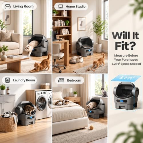 Open-Top Automatic Cat Litter Box, Self Cleaning Litter Box - Image 3