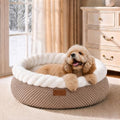 FUKUMARU Cute Cat Bed, 25in Large Round Cat Beds by FUKUMARU