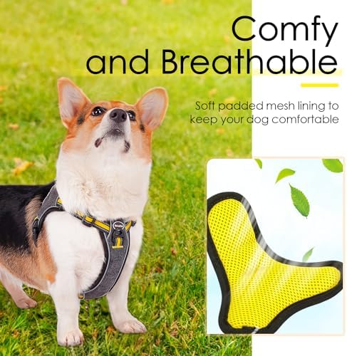 ThinkPet Step in Dog Harness for Large Dogs, Front Clip Dog Vest Harness No - Image 5