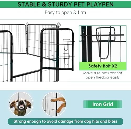 BestPet | Dog Playpen | 40", 16 Panels | Heavy Duty Metal Pet Exercise Pen - Image 4