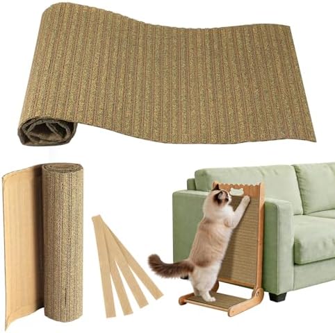 Natural Cork Cat Scratcher Mat by Unknown