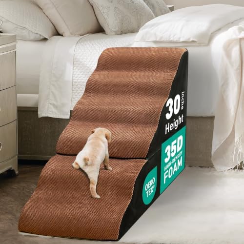 6-Step Dog Steps for High Beds 30" H by MALOROY