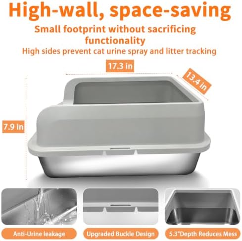 Stainless Steel Litter Box - Image 3
