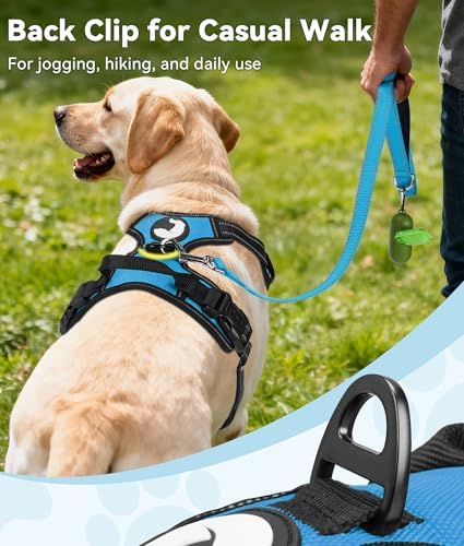 Joytale No Pull Dog Harness for Small Dogs, Front Clip, Sky Blue - Image 4